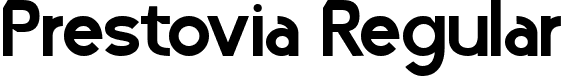 Prestovia Regular font | Prestovia.ttf