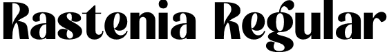 Rastenia Regular font | Rastenia-Regular.otf