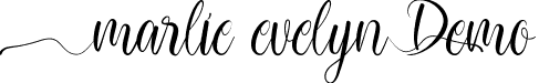 Marlie Evelyn Demo font | MarlieEvelynDemoRegular.ttf