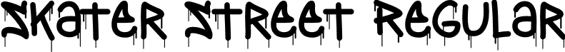 Skater Street Regular font | Skater Street.otf