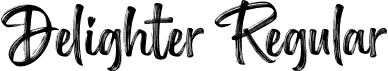 Delighter Regular font | delighter-j9yem.otf