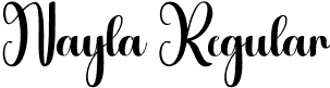 Nayla Regular font | Nayla.otf