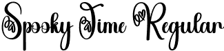 Spooky Time Regular font | Spooky-Time.otf