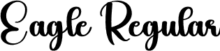 Eagle Regular font | Eagle.otf