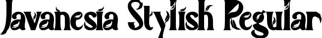 Javanesia Stylish Regular font | Javanesia-Stylish-TTF-Demo.ttf