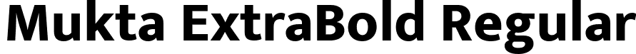 Mukta ExtraBold Regular font | Mukta-ExtraBold.ttf