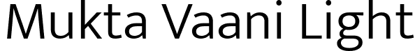 Mukta Vaani Light font | MuktaVaani-Light.ttf