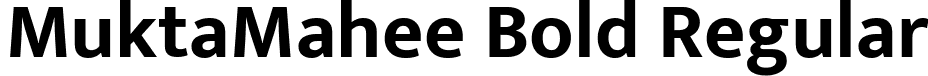 MuktaMahee Bold Regular font | MuktaMahee-Bold.ttf