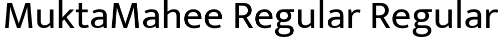 MuktaMahee Regular Regular font | MuktaMahee-Regular.ttf