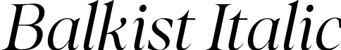 Balkist Italic font | Balkist-Italic.otf