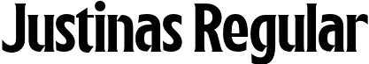 Justinas Regular font | justinas.otf