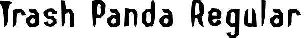 Trash Panda Regular font | Trash-Panda.ttf