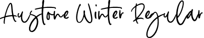 Austone Winter Regular font | Austone Winter.otf