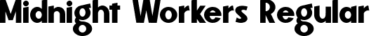 Midnight Workers Regular font | Midnight Workers.ttf