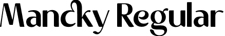 Mancky Regular font | mancky-regular.otf