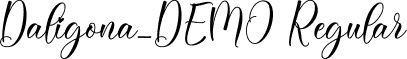 Daligona_DEMO Regular font | Daligona_DEMO.ttf