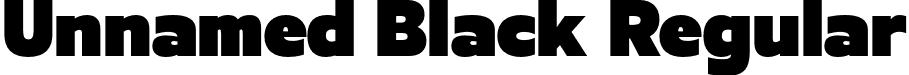 Unnamed Black Regular font | Radlush-Black.otf