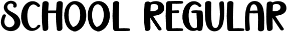 School Regular font | School.otf