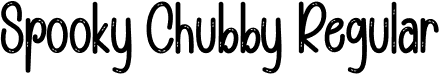 Spooky Chubby Regular font | Spooky-Chubby.otf