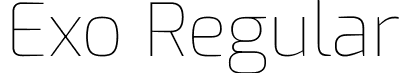 Exo Regular font | Exo-VariableFont_wght.ttf