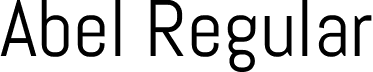 Abel Regular font | abel-regular.ttf