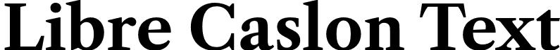 Libre Caslon Text font | librecaslontext-bold.otf