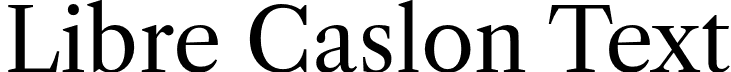 Libre Caslon Text font | librecaslontext-regular.otf