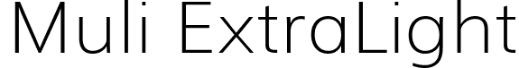 Muli ExtraLight font | Muli-ExtraLight.ttf