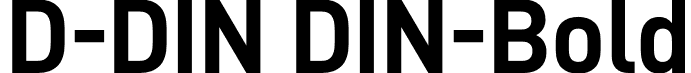 D-DIN DIN-Bold font | D-DIN-Bold.otf