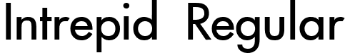 Intrepid Regular font | Intrepid.ttf