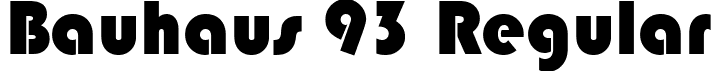 Bauhaus 93 Regular font | Bauhaus 93 Regular.ttf