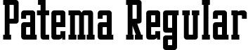 Patema Regular font | Patema.ttf