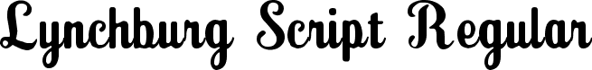 Lynchburg Script Regular font | Lynchburg-Script-Font.ttf