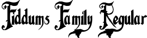 Fiddums Family Regular font | Fiddums Family.ttf