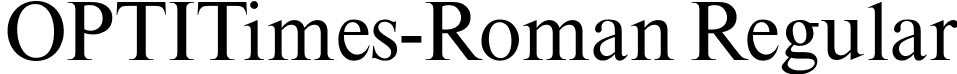 OPTITimes-Roman Regular font | OPTITimes-Roman.otf