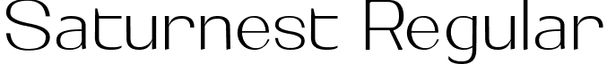 Saturnest Regular font | Saturnest-wodo6.ttf