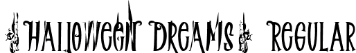 Halloween Dreams Regular font | Halloween Dreams.otf