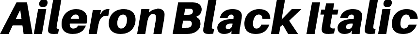 Aileron Black Italic font | Aileron-BlackItalic.otf