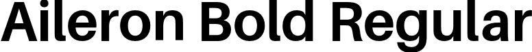 Aileron Bold Regular font | Aileron-Bold.otf