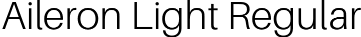 Aileron Light Regular font | Aileron-Light.otf