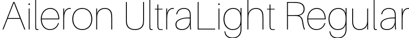 Aileron UltraLight Regular font | Aileron-UltraLight.otf