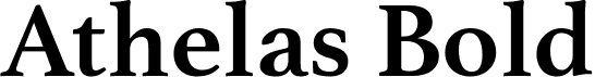 Athelas Bold font | Athelas-Bold.ttf