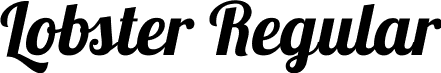 Lobster Regular font | Lobster.ttf