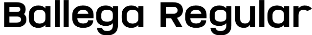 Ballega Regular font | Ballega.otf