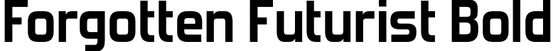 Forgotten Futurist Bold font | forgotten futurist bd.otf