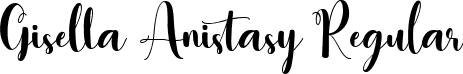 Gisella Anistasy Regular font | Gisella Anistasy.ttf