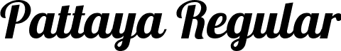 Pattaya Regular font | Pattaya-Regular.ttf