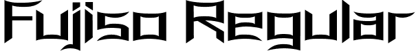 Fujiso Regular font | Fujiso.ttf