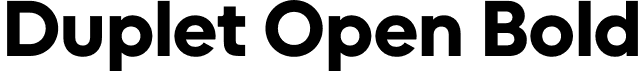 Duplet Open Bold font | DupletOpen-Bold.otf