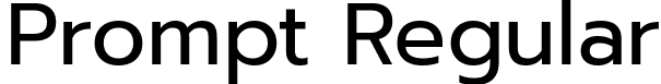 Prompt Regular font | Prompt-Regular.ttf